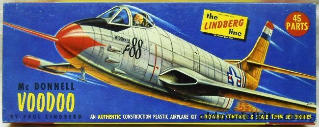 Lindberg 1/48 Mc Donnell Voodoo F-88, 543-98 plastic model kit